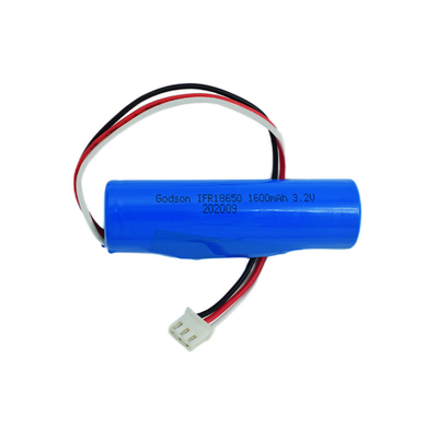 Ελαφριά κύτταρα 18650 3.2V 1600mAh μπαταριών Lifepo4 εξόδων πυρκαγιάς λίθιου