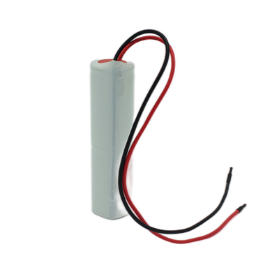 Ni Cd D4000mah 2.4 Volt έξοδος φωτός μπαταρίες Stick Type με λευκό PVC