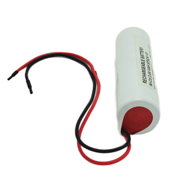 Ni Cd D4000mah 2.4 Volt έξοδος φωτός μπαταρίες Stick Type με λευκό PVC