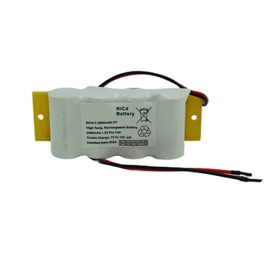 Ελαφρύς τύπος ραβδιών 4,8 βολτ C2500mah Νι Cd μπαταριών εξόδων κινδύνου
