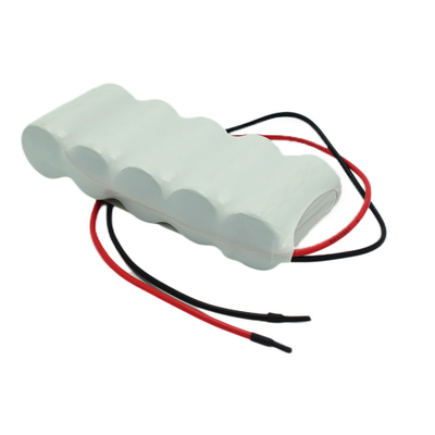 C2500mAh αναμενόμενη πακέτο ζωή μπαταριών κυττάρων NiCd 6.0V επανακαταλογηστέα 5 έτη
