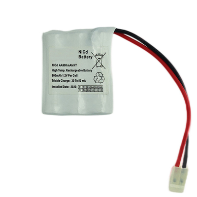 3.6V ελαφριά μπαταρία 900mAh Cd Νι έκτακτης ανάγκης 500 χρονικοί κύκλοι