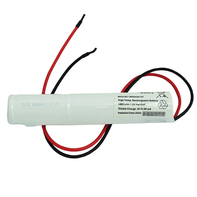 Νικελίου-καδμίου πακέτο μπαταριών SC1800mAh 3.6Volt 500 φορές ζωή κύκλων