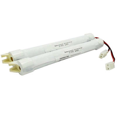 1800mAh ελαφρύ πακέτο NiCd 6V μπαταριών Cd Νι έκτακτης ανάγκης με τα καλύμματα τελών