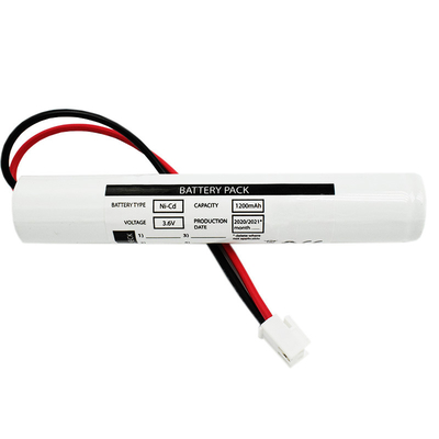 NiCd Sc1200mah τύπος ραβδιών μπαταριών 3,6 βολτ για το φωτισμό έκτακτης ανάγκης