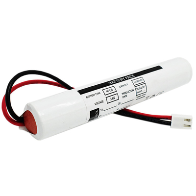 SC1200mAh 3,6 πακέτα μπαταριών ραβδιών σημαδιών εξόδων κινδύνου μπαταριών Β NiCd