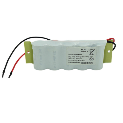 SC1800mah πακέτο μπαταριών Cd Νι μπαταριών 6.0v σημαδιών εξόδων κινδύνου