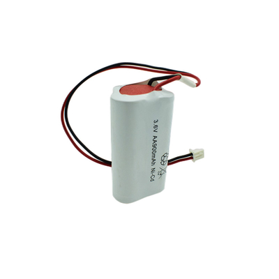 Μπαταρία 3.6V NiCd φωτισμού έκτακτης ανάγκης αναμενόμενη τη ζωή 5 έτη AA900mAh