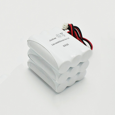 Ελαφρύ πακέτο NiCD AA900mAh 3.6V SBS Rechargable μπαταριών εξόδων κινδύνου AA