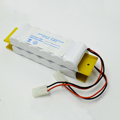 SC1800mAh 7,2 ελαφριά μπαταρία Cd Νι έκτακτης ανάγκης σημαδιών εξόδων Β με Backplate