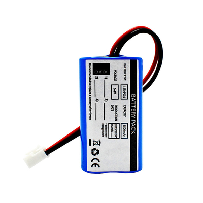 Ελαφριά κύτταρα 18650 6.4V 1500mAh μπαταριών Lifepo4 εξόδων πυρκαγιάς λίθιου