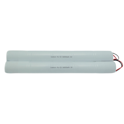 NiCd D4000mAh 6.0V έξοδος σήμα μπαταρία εφεδρικό για το φωτισμό έκτακτης ανάγκης