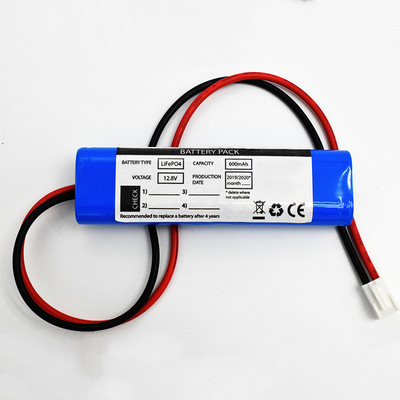 600mAh 12,8V επαναφορτιζόμενη μπαταρία λιθίου IFR 14500 Ασφάλεια και αξιοπιστία