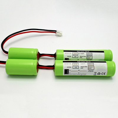 C4000mAh 3.6 Volt Αντικατασκευαστικές μπαταρίες NiMH με καλή διάρκεια κύκλου