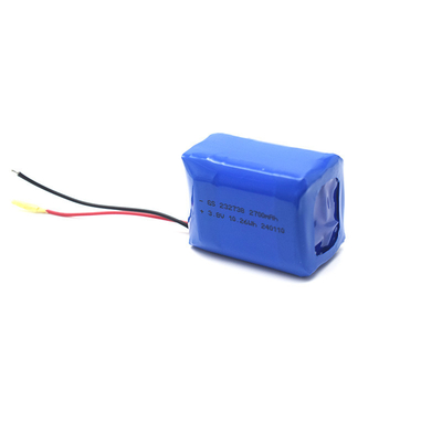 Πολυμερές ιόντων λιθίου 232738 2700mAh 3.8V με PCB και UL1571 24AWG RED&amp;BLACK