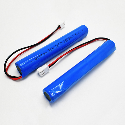 IFR 1600mAh 6.4 Volt 18650 LiFePO4 μπαταρίες τύπου Stick Εύκολη εγκατάσταση
