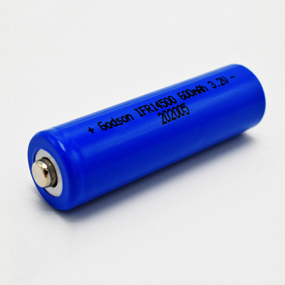 14500 600mAh 3.2V μπαταρία LiFePO4 για φώτα έκτακτης ανάγκης και σήματα εξόδου