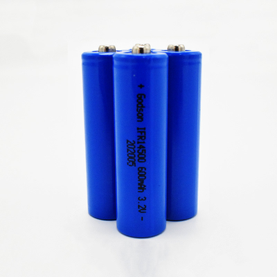 14500 600mAh 3.2V μπαταρία LiFePO4 για φώτα έκτακτης ανάγκης και σήματα εξόδου