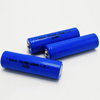 14500 600mAh 3.2V μπαταρία LiFePO4 για φώτα έκτακτης ανάγκης και σήματα εξόδου