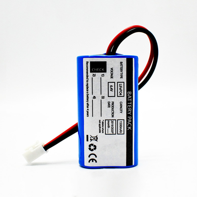 6.4V 1500mAh 18650 Επείγον φωτισμό LFP Παρόχος λύσης μπαταρίας