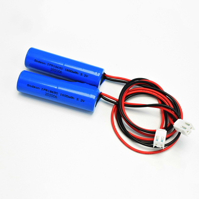 Φωτισμός έκτακτης ανάγκης 1600mAh 3,2 Volt 18650 LiFePO4 μπαταρίες τύπου Stick
