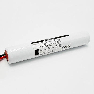 3.6V 2500mAh Ni-CD μπαταρία για φωτισμό έκτακτης ανάγκης με υψηλή οικονομική απόδοση