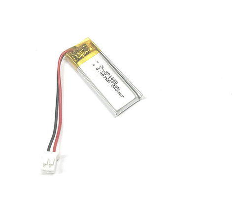Πολυμερές ιόντων λιθίου 401230 110mAh 3.7V με σύνδεσμο PHR-2 και PCB (Η θερμοκρασία λειτουργίας είναι -20...+60°C)