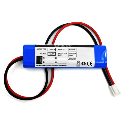 IFR 600mAh 12.8V 14500 LiFePO4 επαναφορτιζόμενες μπαταρίες Παράλληλος τύπος