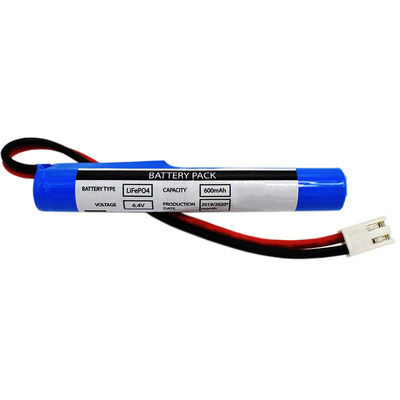 Φωτισμός έκτακτης ανάγκης 600mAh 6.4 Volt LiFePO4 μπαταρίες τύπου Stick