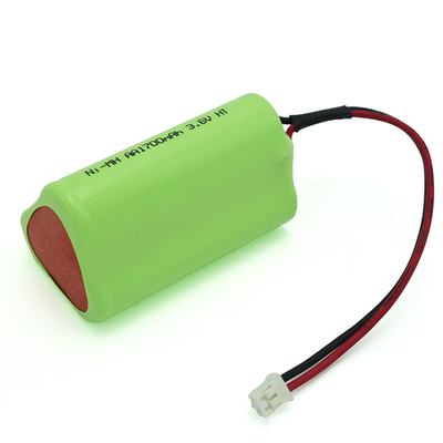 OEM PVC 3.6V Ni-Mh AA1700mAh Ανώτατη θερμοκρασία επαναφορτιζόμενη μπαταρία