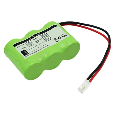 3S1P Side By Side Τύπος 3.6V Ni-Mh C4700mAh Υψηλής θερμοκρασίας επαναφορτιζόμενη μπαταρία OEM PVC