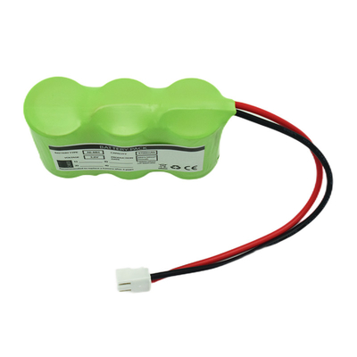 3S1P Side By Side Τύπος 3.6V Ni-Mh C4700mAh Υψηλής θερμοκρασίας επαναφορτιζόμενη μπαταρία OEM PVC