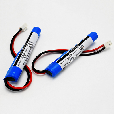 Τύπος PVC Stick IFR 18650*2 Κυττάρα σε σειρά με μονάδα ελέγχου προστασίας 0,6Ah 6,4V LiFePO4 κυλινδρικές μπαταρίες