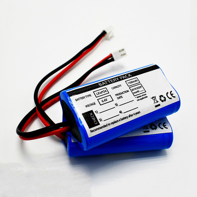 OEM 9.6Wh LiFePO4 18650*2 Κύτταρα 1.5Ah 6.4V Ποιότητα μπαταρίες IFR Σημείωση εξόδου