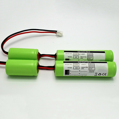 0.1C επανακαταλογηστέο πακέτο C4000mAh μπαταριών Νι Mh 3,6 Β 500 φορές κύκλος