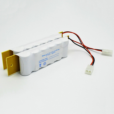 Ελαφριές μπαταρίες NiCd επανακαταλογηστέο 1800mAh 7.2V εξόδων πυρκαγιάς πινάκων σημαδιών