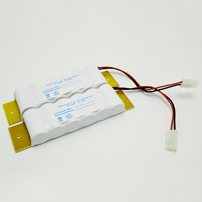 Ελαφριές μπαταρίες NiCd επανακαταλογηστέο 1800mAh 7.2V εξόδων πυρκαγιάς πινάκων σημαδιών