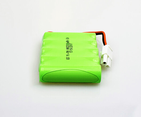 Επαναφορτιζόμενες ελαφριές μπαταρίες NiMH 2200mAh 6.0V εξόδων κινδύνου AA