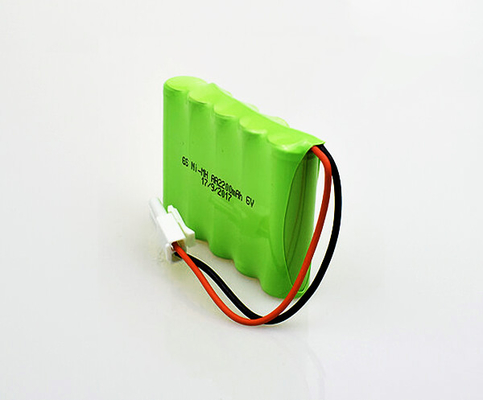Επαναφορτιζόμενες ελαφριές μπαταρίες NiMH 2200mAh 6.0V εξόδων κινδύνου AA