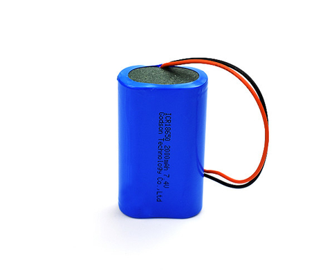 2000mah 7,4 ιονικό σακάκι PVC μπαταριών Icr18650 λι Β για το φωτισμό έκτακτης ανάγκης
