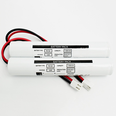NiCd Sc1200mah τύπος ραβδιών μπαταριών 3,6 βολτ για το φωτισμό έκτακτης ανάγκης