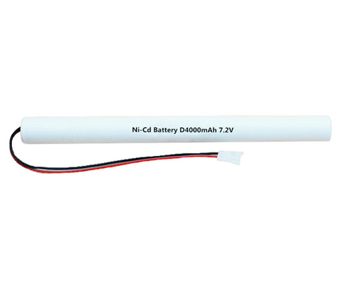 Ελαφριές μπαταρίες 7,2 Β D4000mAh εξόδων κινδύνου NiCd Rechargable