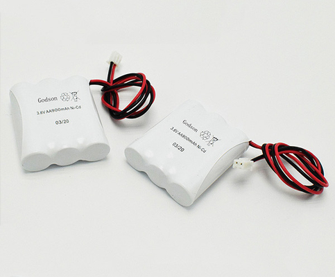 Aa900mah ελαφριά μπαταρία μπαταριών JST XHP 2P NiCd εξόδων κινδύνου