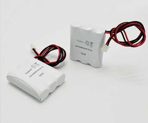 Aa900mah ελαφριά μπαταρία μπαταριών JST XHP 2P NiCd εξόδων κινδύνου