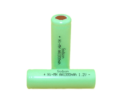μπαταρία Νι MH μπαταριών AA 1300mAh σημαδιών εξόδων κινδύνου 1.2V 0.1C