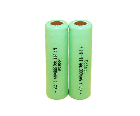μπαταρία Νι MH μπαταριών AA 1300mAh σημαδιών εξόδων κινδύνου 1.2V 0.1C