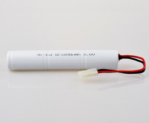 Sc 1200mAh NiCd 3,6 σημαδιών εξόδων κινδύνου πακέτο ραβδιών μπαταριών Β