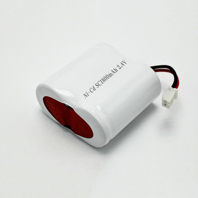 SC1800mah ελαφρύ πακέτο μπαταριών Cd Νι έκτακτης ανάγκης μπαταρίες 2,4 βολτ
