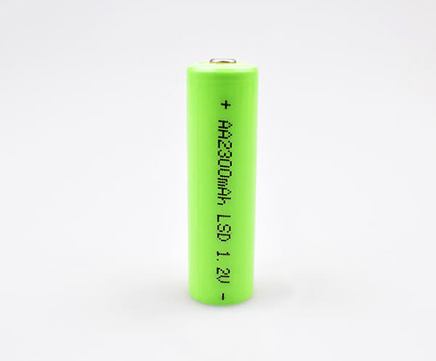 Υψηλής θερμοκρασίας κύτταρο AA 2300mAh 1.2V μπαταριών Νι Mh 3,6 Β για το φωτισμό έκτακτης ανάγκης