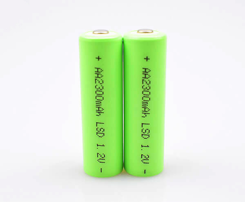 Υψηλής θερμοκρασίας κύτταρο AA 2300mAh 1.2V μπαταριών Νι Mh 3,6 Β για το φωτισμό έκτακτης ανάγκης
